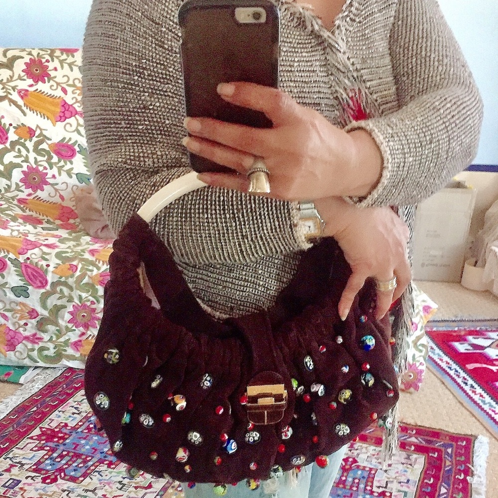 Jimmy Choo beaded Hobo